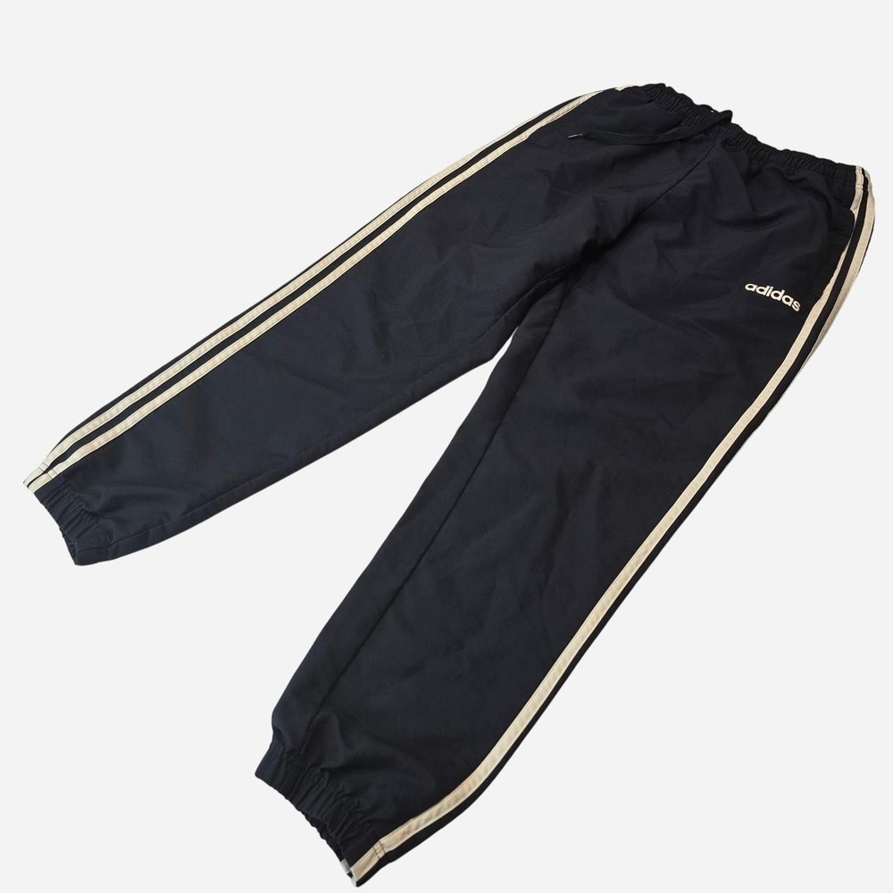 Adidas Track pants black white stripes women's - medium